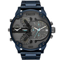  Shop Authentic Diesel Daddy 2.0 Chronograph Quartz Grey Dial Blue Steel Strap Watch For Men - DZ7414 - Luxxuri