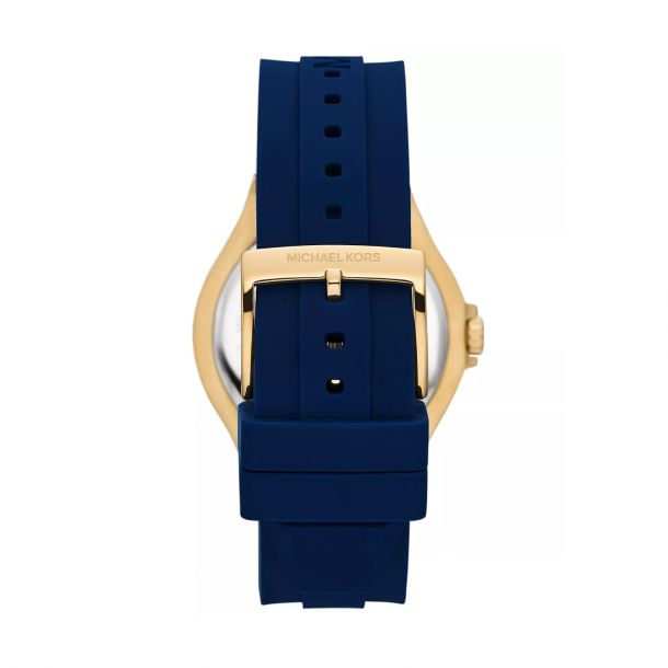  Shop Authentic Michael Kors Janelle Three Hand Blue Dial Blue Rubber Strap Watch For Women - MK7140 - Luxxuri