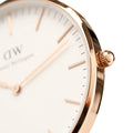  Shop Authentic Daniel Wellington Classic South Hampton White Dial Two Tone Nylon Strap Watch For Women - DW00100034 - Luxxuri