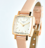  Shop Authentic Tissot T Lady Lovely Square White Dial Pink Leather Strap Watch For Women - T058.109.36.031.00 - Luxxuri