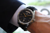  Shop Authentic Breitling Premier Automatic 40mm Day & Date Black Dial Black Leather Strap Mens Watch - A45340241B1P2 - Luxxuri
