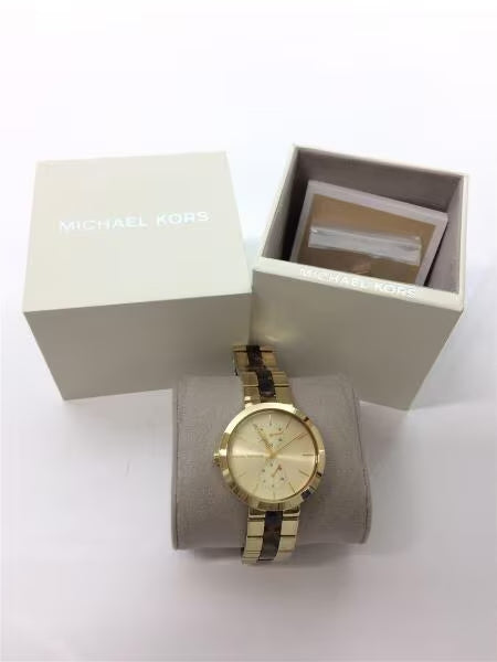  Shop Authentic Michael Kors Garner Multifunction Gold Dial Two Tone Steel Strap Watch For Women - MK6471 - Luxxuri
