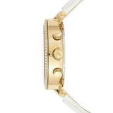 Shop Authentic Michael Kors Parker White Dial with Diamonds White Leather Strap Watch for Women - MK2290 - Luxxuri