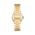  Shop Authentic Michael Kors Lennox Three-Hand Silver Dial Gold Steel Strap Watch For Women - MK7278 - Luxxuri
