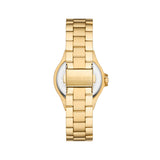  Shop Authentic Michael Kors Lennox Three-Hand Silver Dial Gold Steel Strap Watch For Women - MK7278 - Luxxuri