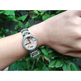  Shop Authentic Fossil Virginia Rose Gold Dial Two Tone Steel Strap Watch for Women - ES3405 - Luxxuri