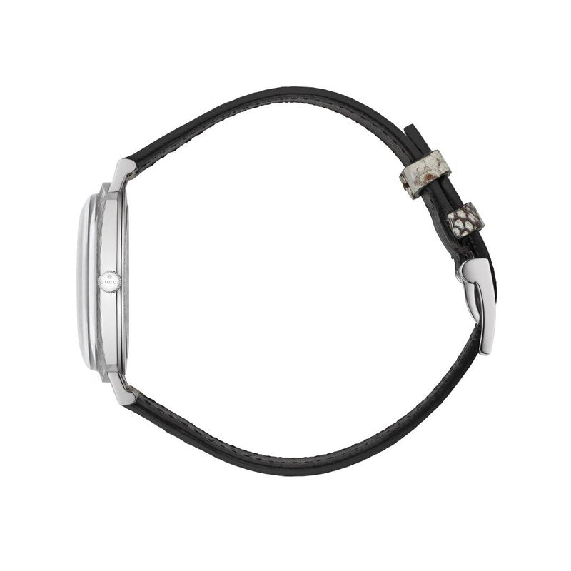  Shop Authentic Gucci Grip Vintage Silver Stainless Steel Quartz Unisex Watch 35mm - YA152401 - Luxxuri