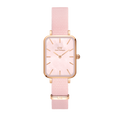  Shop Authentic Daniel Wellington Quadro Pressed Mother of Pearl Pink Dial Pink Nylon Strap Watch For Women - DW00100509 - Luxxuri