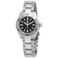  Shop Authentic Tag Heuer Aquaracer Professional 200 Quartz Black Dial Silver Steel Strap Watch for Women - WBP1410.BA0622 - Luxxuri