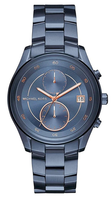  Shop Authentic Michael Kors Briar Blue Dial Blue Steel Strap Watch For Women - MK6468 - Luxxuri