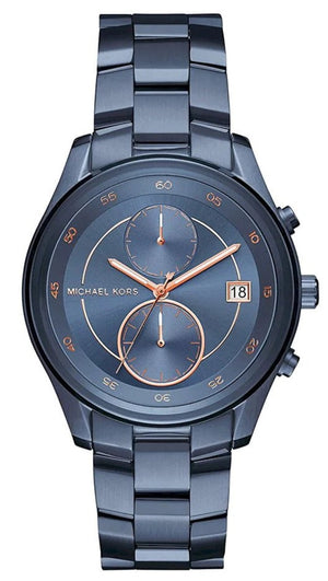  Shop Authentic Michael Kors Briar Blue Dial Blue Steel Strap Watch For Women - MK6468 - Luxxuri