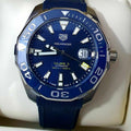  Shop Authentic Tag Heuer Aquaracer Blue Dial Watch for Men - WAY201B.FT6150 - Luxxuri