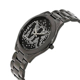  Shop Authentic Michael Kors Slim Runway Black Dial Black Steel Strap Watch for Women - MK3589 - Luxxuri