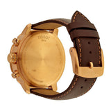  Shop Authentic Tissot Quickster Chronograph White Dial Brown Leather Strap Watch For Men - T095.417.36.037.02 - Luxxuri