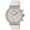 Shop Authentic Swarovski Citra Sphere Chronograph White Dial White Leather Strap Watch for Women - 5027127 - Luxxuri