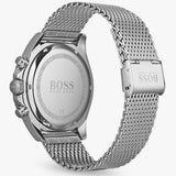  Shop Authentic Hugo Boss Ocean Edition Black Dial Silver Mesh Bracelet Watch for Men - 1513701 - Luxxuri