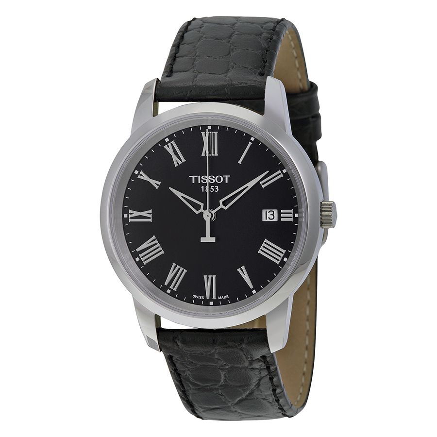  Shop Authentic Tissot Classic Dream Black Dial Black Leather Strap Watch for Men - T033.410.16.053.01 - Luxxuri