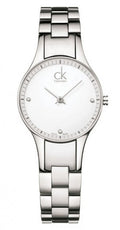  Shop Authentic Calvin Klein Simplicity White Dial Silver Steel Strap Watch for Women - K4323101 - Luxxuri