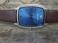 Shop Authentic Emporio Armani Retro Quartz Blue Dial Black Leather Strap Watch For Men - AR2491 - Luxxuri