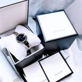  Shop Authentic Gucci Guccissima Black Dial Silver Steel Strap Watch For Women - YA134301 - Luxxuri