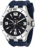  Shop Authentic Tommy Hilfiger Drew Black Dial Black Rubber Strap Watch for Men - 1791062 - Luxxuri