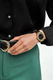  Shop Authentic Michael Kors Mini Lennox Quartz Black Dial Black Silicone Strap Watch For Women - MK7281 - Luxxuri