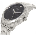  Shop Authentic Guess Minimal Black Dial Silver Steel Strap Watch for Men - W0416G1 - Luxxuri