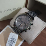  Shop Authentic Michael Kors Lexington Chronograph Black Dial Black Steel Strap Watch For Women - MK5709 - Luxxuri