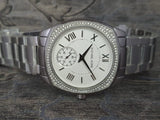  Shop Authentic Michael Kors Bryn Quartz Silver Dial Silver Steel Strap Watch For Women - MK6133 - Luxxuri