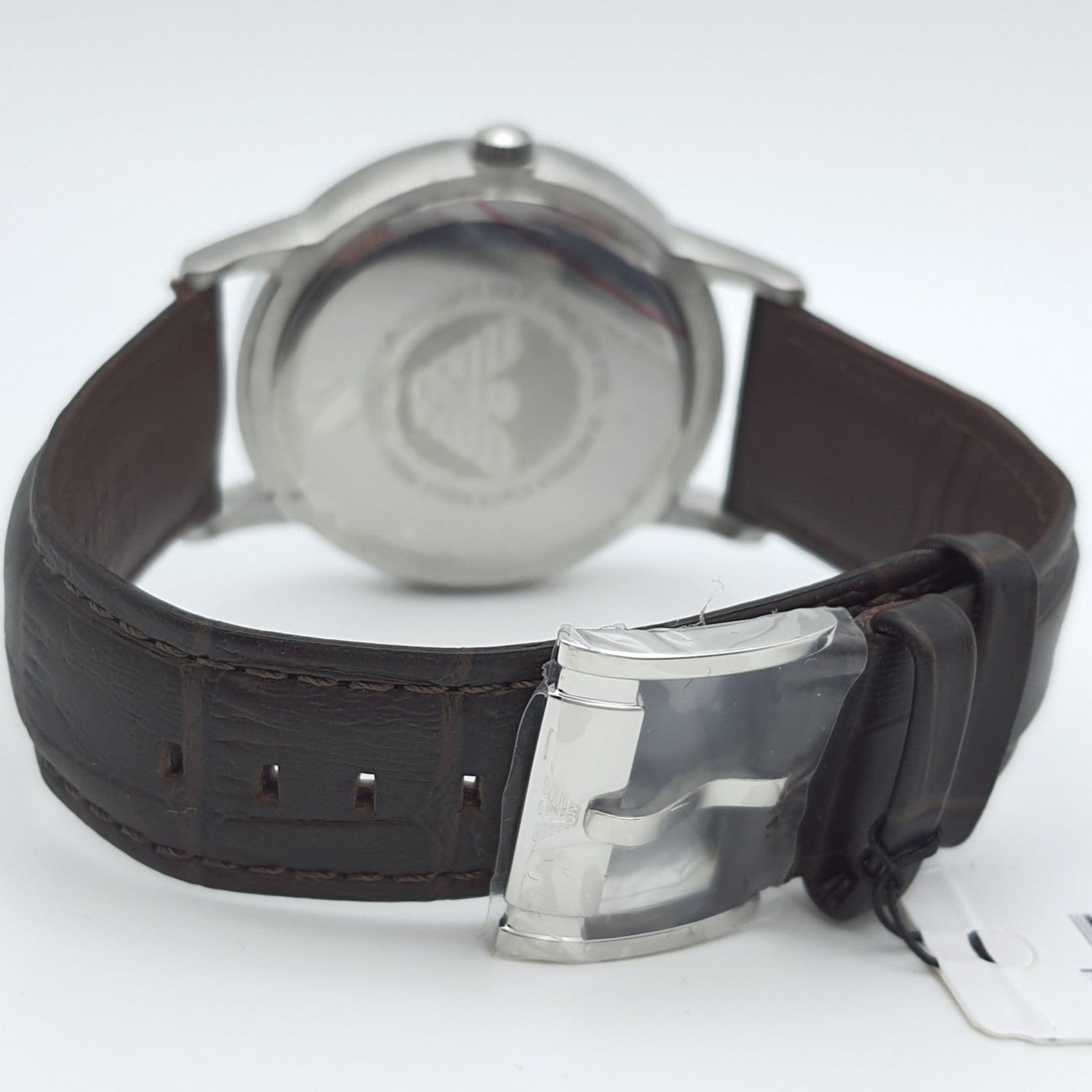  Shop Authentic Emporio Armani Kappa Classic Brown Dial Brown Leather Strap Watch For Men - AR9106 - Luxxuri