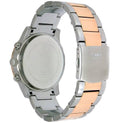 Guess Exec Chronograph White Dial Two Tone Steel Strap Watch for Men - W0075G2