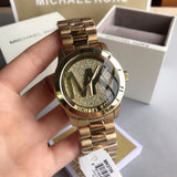  Shop Authentic Michael Kors Runway Gold Dial Gold Steel Strap Watch for Women - MK5706 - Luxxuri