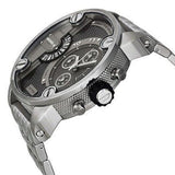 Shop Authentic Diesel Little Daddy Chronograph Black Dial Silver Steel Strap Watch For Men - DZ7259 - Luxxuri