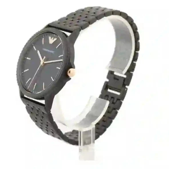  Shop Authentic Emporio Armani Interchangeable Black Dial Black Steel Strap Watch For Men - AR80021 - Luxxuri
