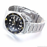  Shop Authentic Seiko 5 Sports Automatic Black Dial Silver Steel Strap Watch For Men - SRPD57K1 - Luxxuri