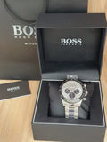  Shop Authentic Hugo Boss Ikon White Dial Silver Steel Strap Watch for Men - 1512964 - Luxxuri