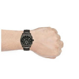  Shop Authentic Fossil Machine Chronograph Black Dial Grey Steel Strap Watch for Men - FS4662 - Luxxuri