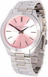  Shop Authentic Michael Kors Slim Runway Quartz Pink Dial Silver Steel Strap Watch For Women - MK3380 - Luxxuri
