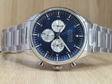  Shop Authentic Hugo Boss Pioneer Blue Dial Silver Steel Strap Watch for Men - 1513713 - Luxxuri