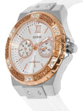  Shop Authentic Guess Limelight White Dial White Rubber Strap Watch for Women - W1053L2 - Luxxuri