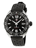  Shop Authentic Tag Heuer Formula 1 Quartz Black Dial Black Rubber Strap Watch for Men - WAZ1110.FT8023 - Luxxuri