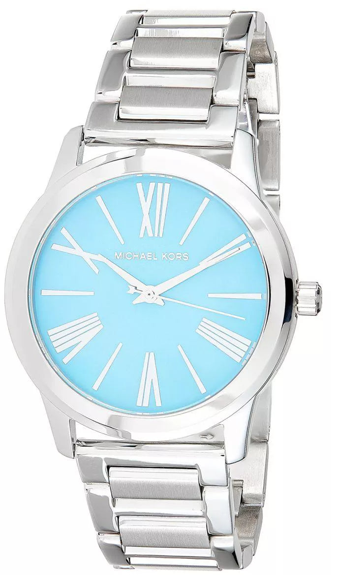  Shop Authentic Michael Kors Hartman Quartz Blue Dial Silver Steel Strap Watch For Women - MK3519 - Luxxuri