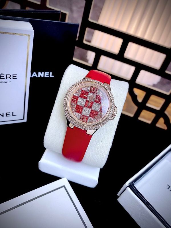  Shop Authentic Michael Kors Camille Three Hand Crystals Rose Gold Dial Red Leather Strap Watch For Women - MK4701 - Luxxuri