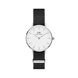  Shop Authentic Daniel Wellington Classic Petite Cornwall White Dial Black Nylon Strap Watch For Women - DW00100252 - Luxxuri