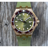  Shop Authentic Maurice Lacroix Aikon Venturer Bronze Dial Green Rubber Strap Watch For Men - AI6058-BRZ01-630-1 - Luxxuri
