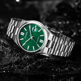  Shop Authentic Citizen Tsuyosa Automatic Green Dial Silver Steel Strap Watch For Men - NJ0150-81X - Luxxuri