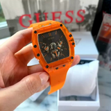  Shop Authentic Guess Phoenix Multifunction Black Dial Orange Rubber Strap Watch For Men - GW0203G10 - Luxxuri