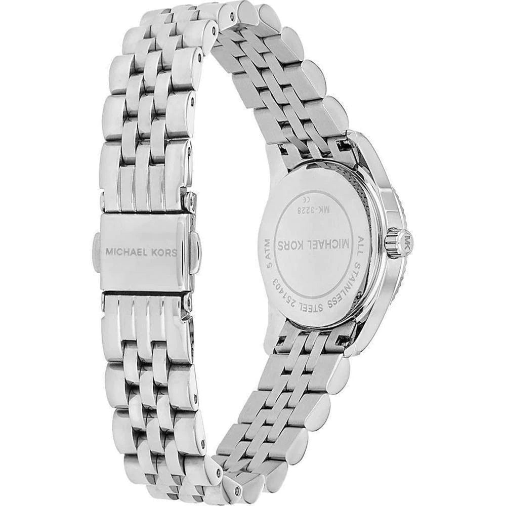  Shop Authentic Michael Kors Lexington Quartz White Dial Silver Steel Strap Watch For Women - MK3228 - Luxxuri