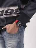 Shop Authentic Guess Phoenix Multifunction Black Dial Red Rubber Strap Watch for Men - GW0203G4 - Luxxuri