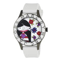  Shop Authentic Marc Jacobs Miss Marc Flower White Dial White Silicone Strap Watch for Women - MBM5513 - Luxxuri